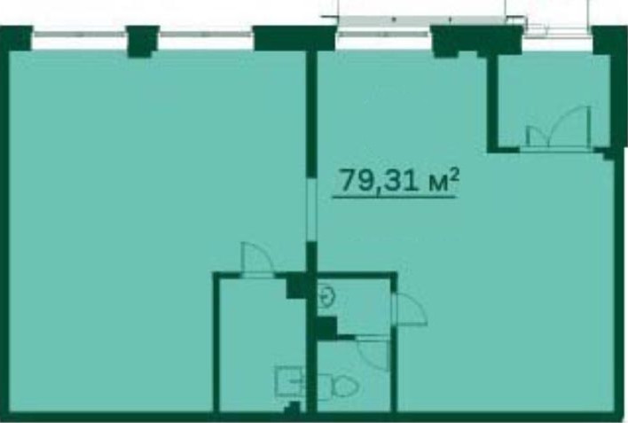 Коммерческое помещение 79.4 м²